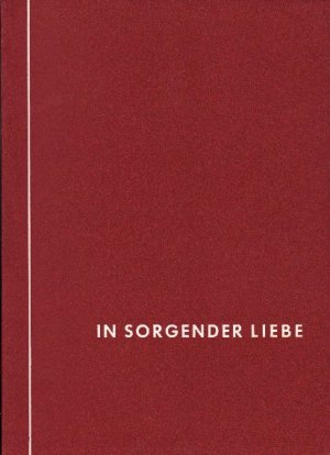 In sorgender Liebe : Ein Sach- und Arbeitsbericht über fünfundzwanzig Jahre caritativer Arbeit im Bistum Mainz; mit ganzseitigen S/W Abbildungen