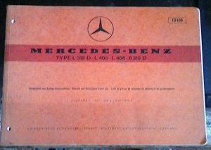 mercedes-benz Type L 319 D - L 405- L406 - 0319 D