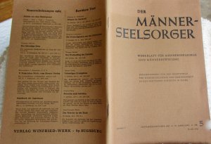 Der Männerseelsorger 15. Jahrgang 1965. Nr.5. Werkblatt für Männderseelsorge und Männerbewegung