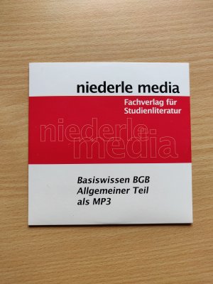 gebrauchtes Hörbuch – Jan Wendorf – Basiswissen BGB AT als MP3