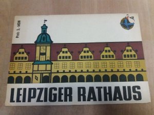 Leipziger Rathaus / DAS ALTE RATHAUS ZU LEIPZIG. Pinguin Modellbogen Bastelbogen Ausschneidebogen Ausschneide Bogen Modellbaubogen A3 Original 1967