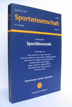 Sportwissenschaft. Schwerpunkt: Sportökonomik - Besprechungen, Berichte, Diskussionen