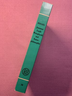 antiquarisches Buch – G.W.F. Hegel – Jenenser Logik. Metaphysik und Naturphilosophie