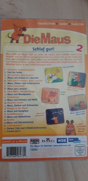 Die Maus Schlaf gut