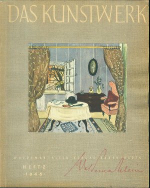 Das Kunstwerk  ;  Heft 2 + 5  -- 1.Jahr  1946/47   =  2 Hefte  ;  Eine Monatszeitschrift über alle Gebiete der bildenden Kunst