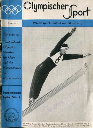antiquarisches Buch – Hans-Kilian-Verlag Hamburg  – Olympischer Sport, Wintersport: Skilauf und Skisprung, Band 4
