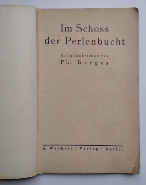 antiquarisches Buch – Ph. Berges  – Im Schoss der Perlenbucht. Bibliothek ‚Rekord‘, Bd. Nr. 14