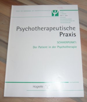 gebrauchtes Buch – Organ der Vereinigung der Kassenpsychotherapeuten – Psychotherapeutische Praxis - Heft 3 / 2003