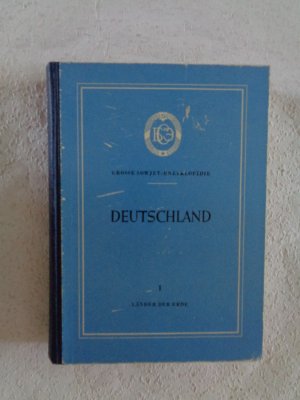 antiquarisches Buch – Kuczynski Jürgen, Steinitz Wolfgang – Grosse Sowjet Enzyklopädie Deutschland band 1 Länder der Erde