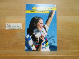 gebrauchtes Buch – Bianca Knöpfle – Original Autogramm Bianca Knöpfle Zeitfahren Weltmeisterin /// Autogramm Autograph signiert signed signee