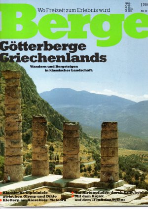 gebrauchtes Buch – Dr. Peter Meyer – Berge - Götterberge Griechenlands - Wandern und Bergsteigen in klassischer Landschaft