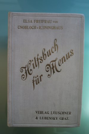 Hilfsbuch für Menus