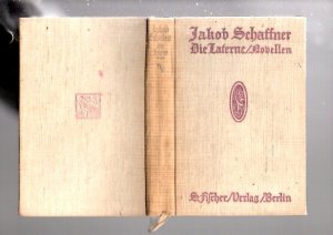 antiquarisches Buch – Schaffner – Die Laterne  Novellen