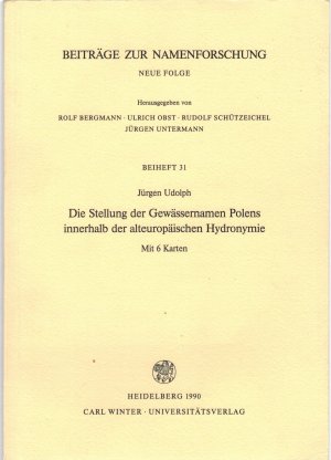 Die Stellung der Gewässernamen Polens innerhalb der alteuropäischen Hydronymie