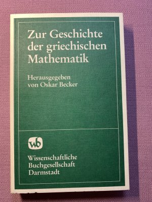 Zur Geschichte der Griechischen Mathematik