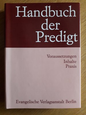 Handbuch der Predigt