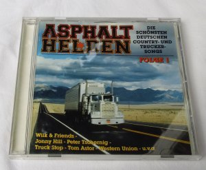 gebrauchter Tonträger – Wilk & Friends, Jonny Hill, Peter Tschernig, Truck Stop, Tom Astor, Western Union, uvm. – Asphalthelden Vol. 1 - Die schönsten Deutschen Country- und Truckersongs