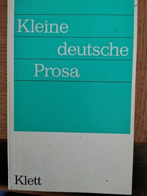 Kleine deutsche Prosa