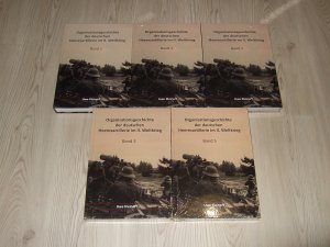 Organisationsgeschichte der deutschen Heeresartillerie im II. Weltkrieg. Band 1 - 5 NEU