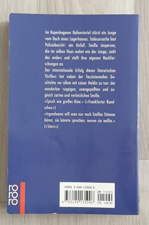 gebrauchtes Buch – Peter Høeg – Fräulein Smillas Gespür für Schnee