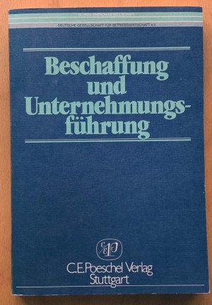 Beschaffung und Unternehmungsführung