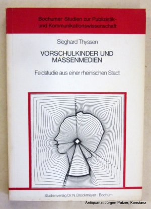 gebrauchtes Buch – Sieghard Thyssen – Vorschulkinder und Massenmedien