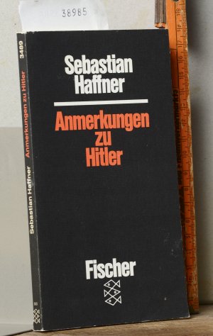 gebrauchtes Buch – Haffner Sebastian – Anmerkungen zu Hitler