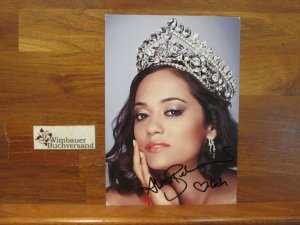 Original Autogramm Alina Buchschacher Miss Schweiz /// Autogramm Autograph signiert signed signee