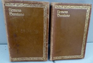 Clemens Brentanos Frühlingskranz in Briefen, ihm geflochten, wie er es selbst schriftlich verlangte. 2 Bände (komplett) LEDER. ( Neue vollständige und […]