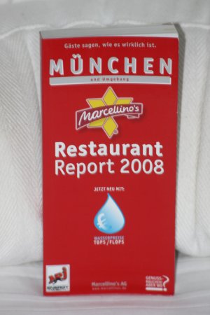 Marcellino's Restaurant Report / München Restaurant Report 2008