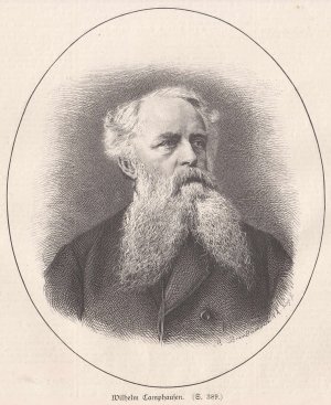 antiquarisches Buch – Wilhelm Camphausen – geb. am 8. Februar 1818 in Düsseldorf, Militär- und Schlachtenmaler. Brustbild.