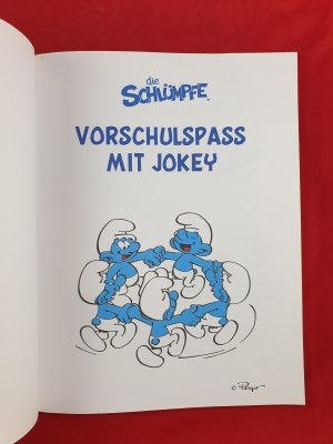 gebrauchtes Buch – Matthias Feldbaum, Felicitas Szemeit – Die Schlümpfe Vorschulspass mit Jokey