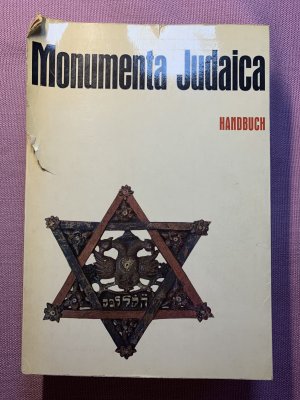 antiquarisches Buch – Monumenta Judaica. Beiträge zu einer Geschichte der Juden in Deutschland. Handbuch