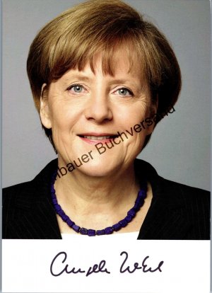 gebrauchtes Buch – Angela Merkel – Autogrammkarte Angela Merkel Bundeskanzlerin