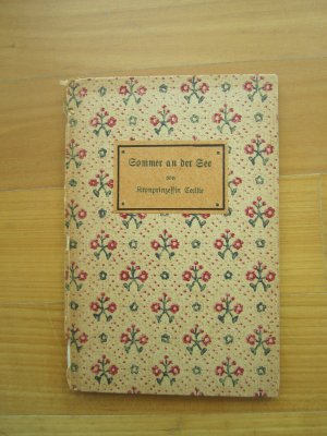 antiquarisches Buch – Kronprinzessin Cecilie von Preußen – Sommer an der See