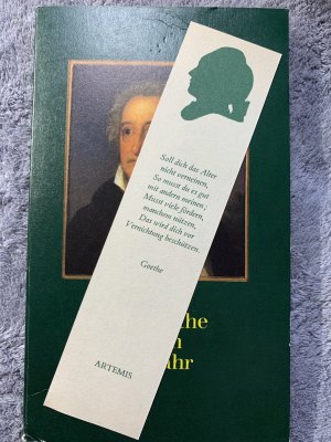 gebrauchtes Buch – Mit Goethe durchs Jahr 1982