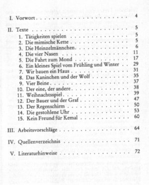 Spieltexte; 2. - 4. Schuljahr