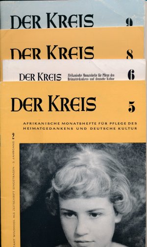 Der Kreis - Afrikan.Monatshefte für Pflege des Heimatgedankens und deutsche Kultur 1960 7 Hefte