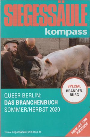 Siegessäule Kompass # Queer Berlin # Das Branchenbuch Sommer/Herbst 2020