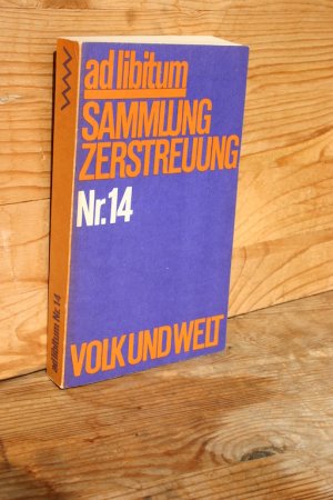 ad libitum: Sammlung Zerstreuung, Nr. 14