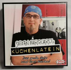 Stefan Marquards Küchenlatein - Das große Quiz rund ums Kochen! 2008 Amigo Spiel und Freizeit 8350 -  ab 8 Jahren - für 2 bis 6 Spieler - Spieldauer 90 Minuten