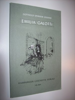 gebrauchtes Buch – Lessing, Gotthold E – Emilia Galotti - Ein Trauerspiel in fünf Aufzügen