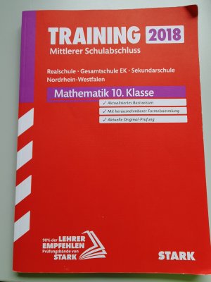 gebrauchtes Buch – Training Mittlerer Schulabschluss Realschule / Gesamtschule EK / Sekundarschule NRW - Mathematik