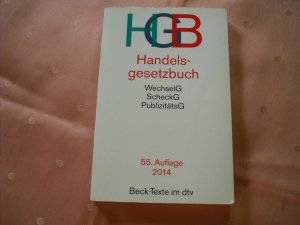 gebrauchtes Buch – Handelsgesetzbuch HGB - mit Einführungsgesetz, Publizitätsgesetz und Handelsregisterordnung