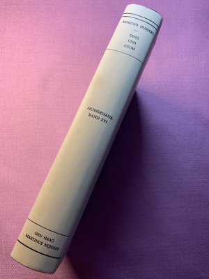 gebrauchtes Buch – Husserl, Edmund; Claesges – Ding und Raum - Vorlesungen 1907