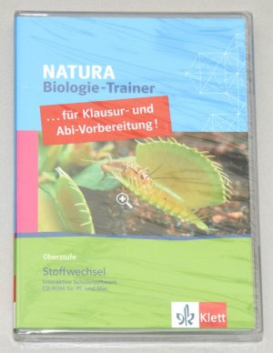 gebrauchtes Buch – Maria Beier – NATURA Biologie-Trainer Oberstufe Stoffwechsel, Interaktive Schülersoftware CD-ROM für PC und Mac