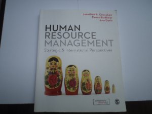 gebrauchtes Buch – Crawshaw, Jonathan Budhwar – Human Resource Management: Strategic and International Perspectives