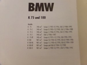 gebrauchtes Buch – Churchill, Jeremy; Cox – Reparaturanleitung BMW K 75 & 100 Zweiventil Reihenmotoren * Haynes