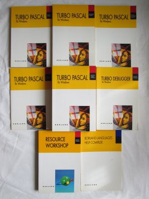 Turbo Pascal für Windows (1.) Benutzer-Handbuch + 2.) Programmier-Handbuch + 3.) Windows-Programmierer-Handbuch + 4.) Integrierte Entwicklungs-Umgebung […]