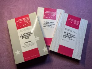 Deutscher Soziologentag (26.). Lebensverhältnisse und soziale Konflikte im neuen Europa - Sektionen, Arbeits- und Ad-hoc-Gruppen